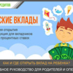 Вклады для детей: как открыть и какие есть особенности?